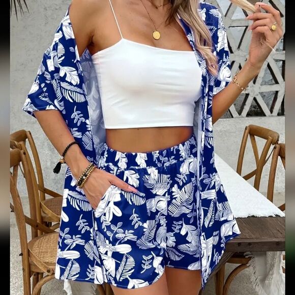 Tropical two-piece short set - Picture 2 of 3